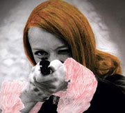 Niki de Saint Phalle tir carabine
